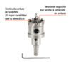 Código: 103216 Brocasierra de carburo de tungsteno, 1-3/8', Truper BSC-1-3-8