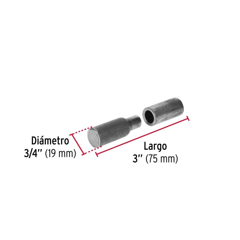BSO-3-4FC2.jpg Código: 44638 Bisagra tubular soldable de 3/4', HERMEX BSO-3-4