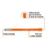 Código: 12118 Cincel de corte frío de 1/2 X 8', Truper C-1-2X8