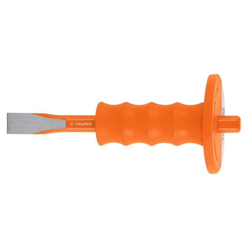Código: 12278 Cincel de corte frío 3/4 x 8' con grip, Truper C-3-4X8G