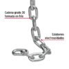 Código: 44272 Metro de cadena galvanizada de 5/16', 20 m en cubeta, Fiero CAGA-5-16