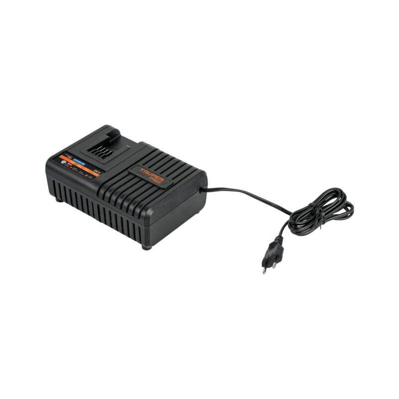 CARA-20A.jpg Código: 103242 Cargador rápido de baterías de ion litio 20V, TRUPER PRO CARA-20A