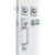 Código: 45279 Jaladera y perilla Porto llave-llave, cromo mate, Hermex CEP-32PJC