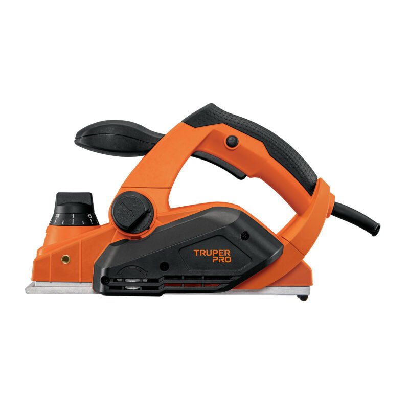 CEPEL-3-1-4A4.jpg Código: 100502 Cepillo eléctrico 3-1/4', 850W, TRUPER PRO CEPEL-3-1-4A4