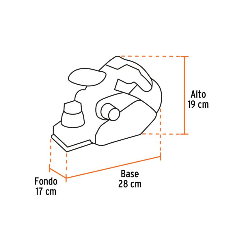 CEPEL-3-1-4A4FC2.jpg Código: 100502 Cepillo eléctrico 3-1/4', 850W, TRUPER PRO CEPEL-3-1-4A4