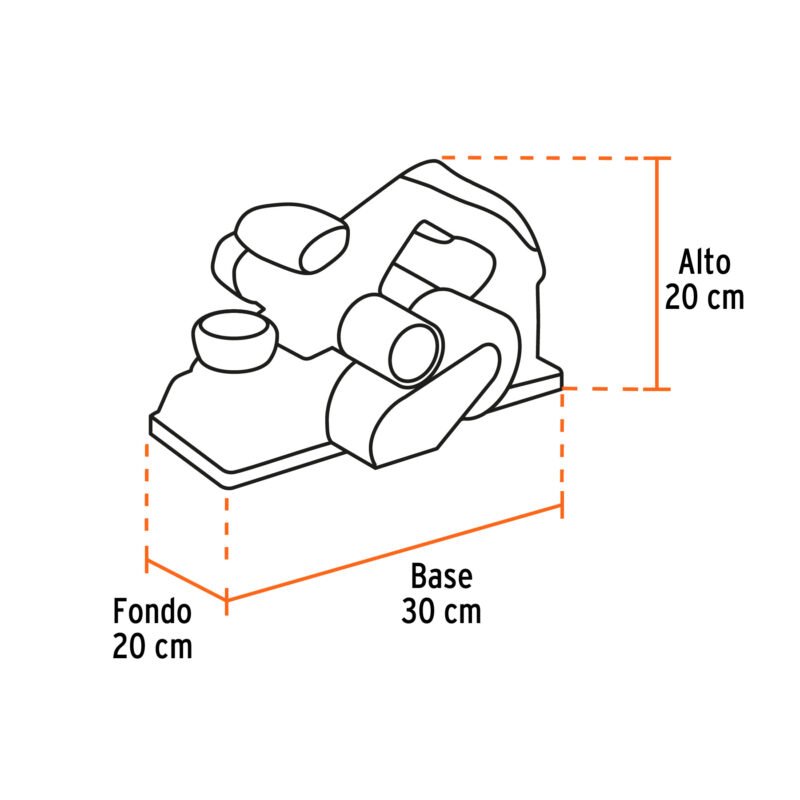 CEPEL-4-1-2NXFC2.jpg Código: 13089 Cepillo eléctrico 4-1/2', 950W, TRUPER INDUSTRIAL CEPEL-4-1-2NX