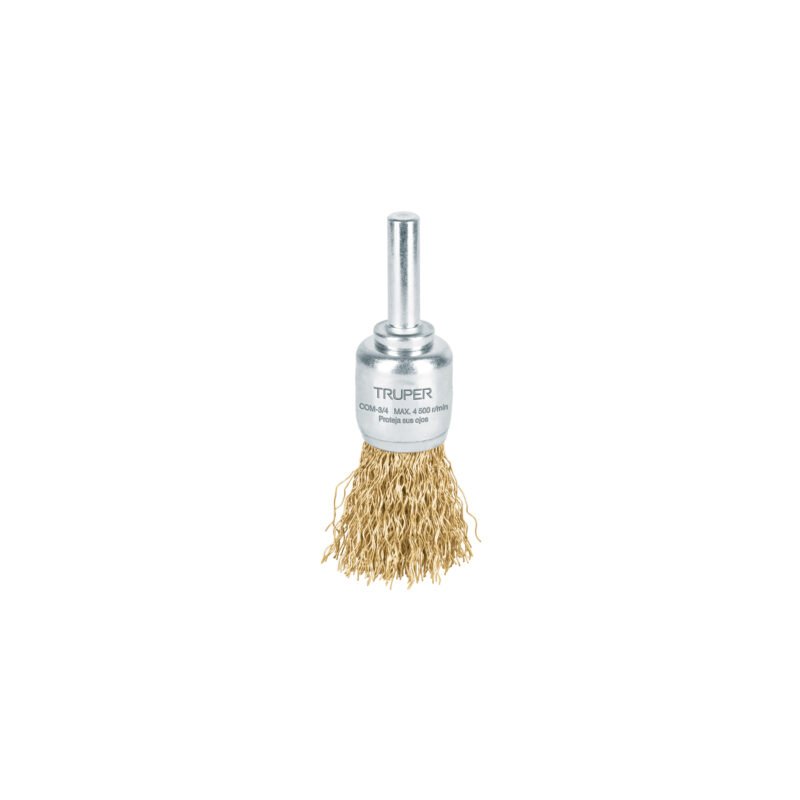 COM-3-4.jpg Código: 11593 Carda de copa 3/4' alambre grueso para taladro, Truper COM-3-4