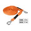 Código: 18346 Cuerda con ganchos para remolque, 27 mm x 4.5 m, Truper CREM-7-8X45