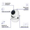 Código: 49556 Cámara WiFi Robotizada 3MP, Volteck CTV-30W
