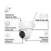 Código: 49557 Cámara WiFi Robotizada Tipo Domo 3MP, Volteck CTV-31W