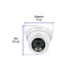 Código: 49580 Cámara Tipo Domo 5MP, Lente 2.8mm, c/Micrófono, Volteck CTV-51A