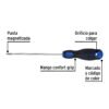 Código: 28083 Desarmador de cruz 1/8' x 6' mango Comfort Grip, Pretul DP-1-8X6BP