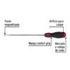 Código: 21482 Desarmador plano 1/4' x 8'mango Comfort Grip, Pretul DR-1-4X8BP
