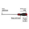 Código: 28080 Desarmador plano 3/8' x 8' mango Comfort Grip, Pretul DR-3-8X8BP