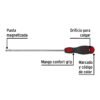 Código: 28079 Desarmador plano 5/16' x 10' mango Comfort Grip, Pretul DR-5-16X10BP