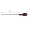 Código: 28079 Desarmador plano 5/16' x 10' mango Comfort Grip, Pretul DR-5-16X10BP