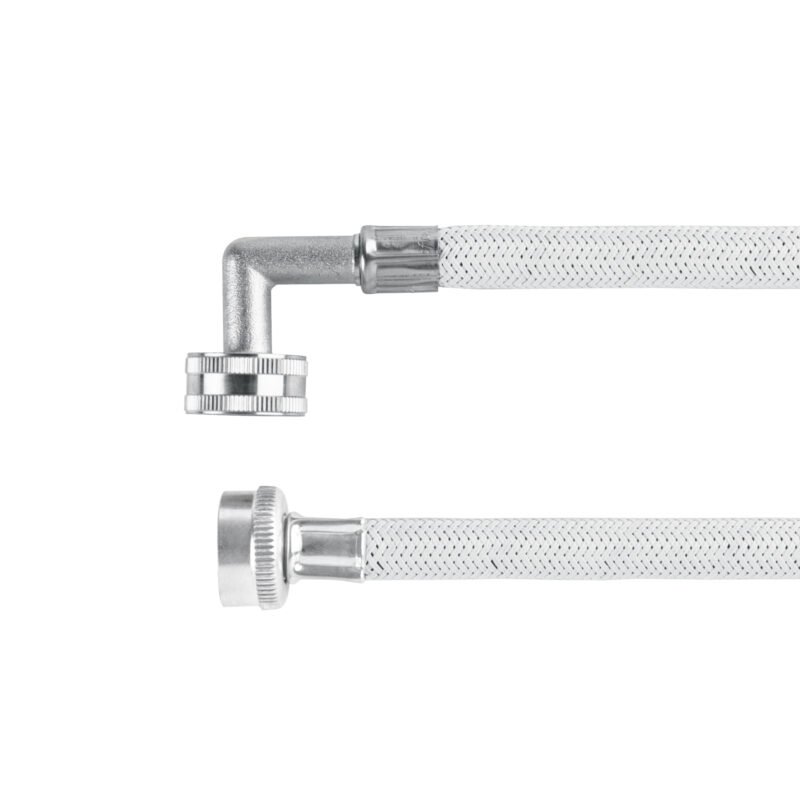 Código: 44881 Manguera para lavadora, vinilo, c/codo 90, FOSET FLV-120N