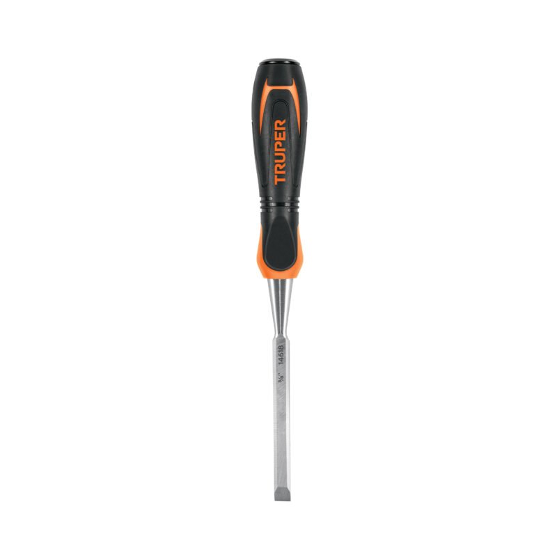 FT-3-8.jpg Código: 14618 Formón 3/8' mango Comfort Grip, Truper FT-3-8