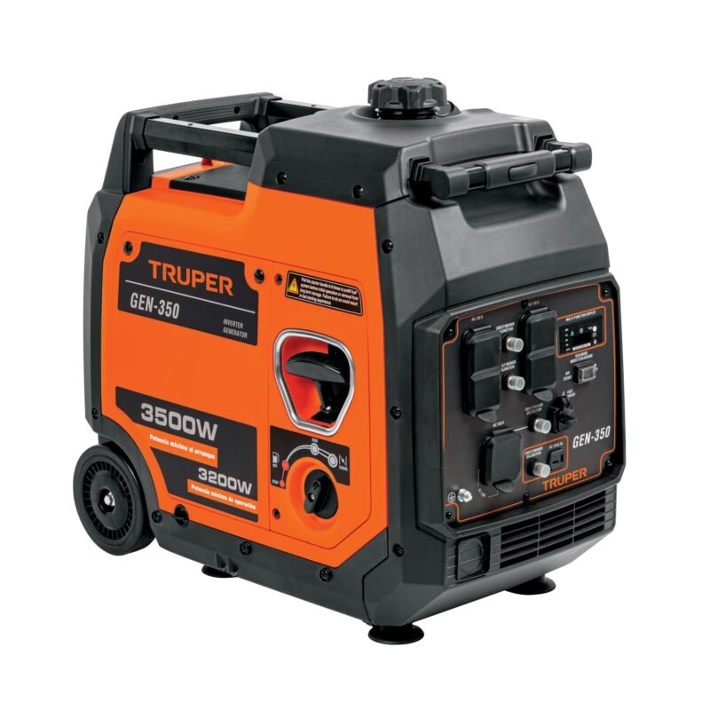 GEN-350.jpg Código: 103773 Generador silencioso inverter 3.5 kW, 224cc,encendido manual GEN-350