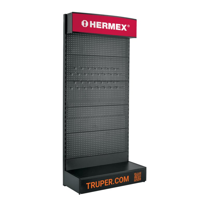 GON-100H.jpg Código: 59996 Góndola de pared 100 x 220 cm, Hermex GON-100H