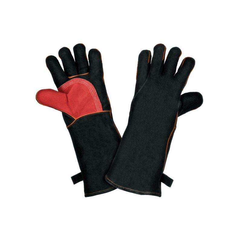 GU-520.jpg Código: 103804 Guantes negros reforzados para soldador, TRUPER EXPERT GU-520