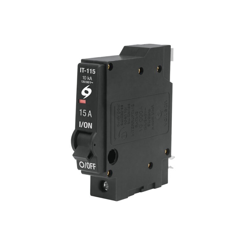IT-115G.jpg Código: 45871 Interruptor de 1 polo 15A, enchufable, a granel, VOLTECK IT-115G