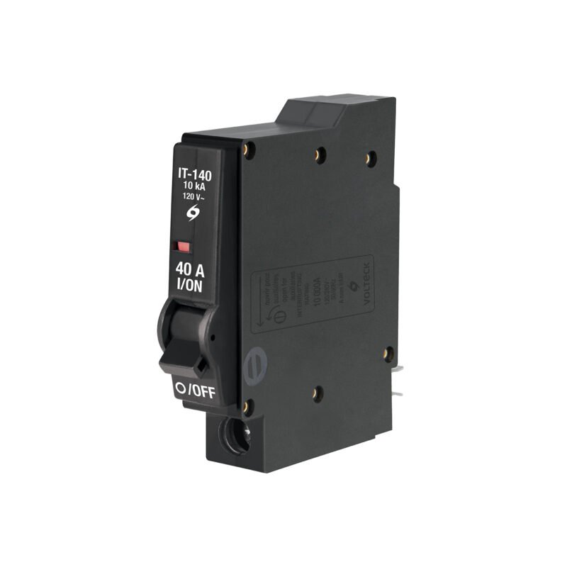IT-140G.jpg Código: 45874 Interruptor de 1 polo 40A, enchufable, a granel, VOLTECK IT-140G