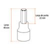 Código: 14170 Juego de 7 dados cuadro 3/8' punta hexagonal mm, Truper JPH-3-8X7M