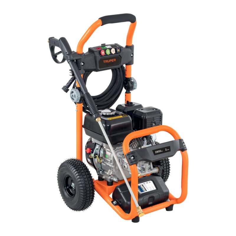 LAGAS-28.jpg Código: 103983 Hidrolavadora con motor a gasolina, 2,800 PSI, TRUPER LAGAS-28