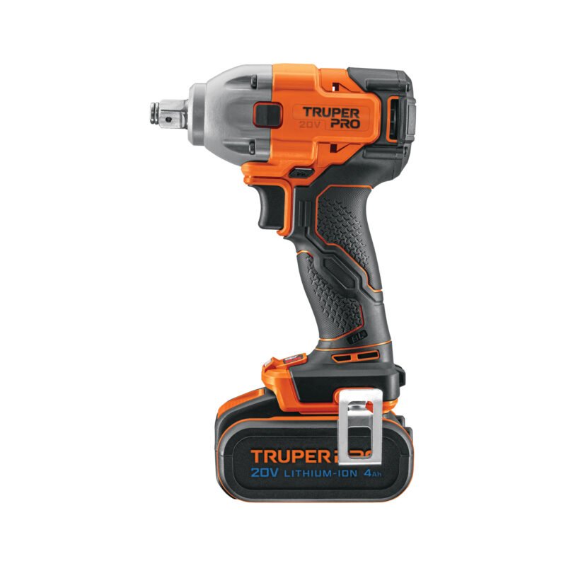 LIMI-20A2.jpg Código: 103251 Llave de impacto 1/2', 20V, 184 lb/ft, 1 batería 4Ah, PRO LIMI-20A2