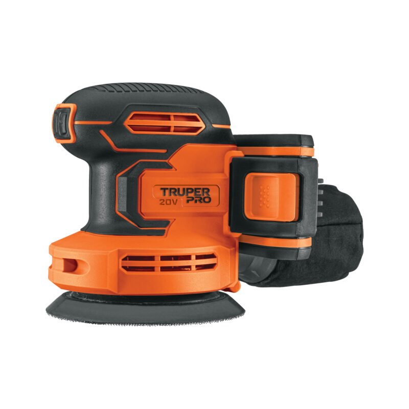 LIRI-20A.jpg Código: 102863 Lijadora roto-orbital 5', 20V, 1 batería 2Ah, PRO LIRI-20A