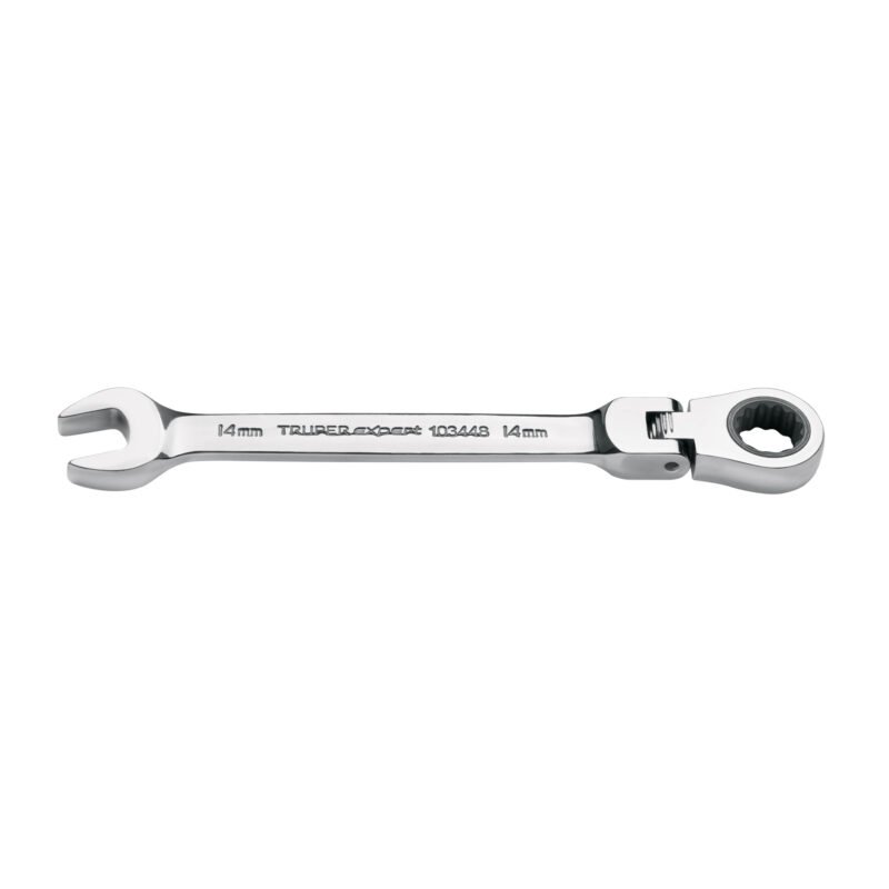 LL-2014MXF.jpg Código: 103448 Llave combinada con matraca 14 mm flexible, Expert LL-2014MXF