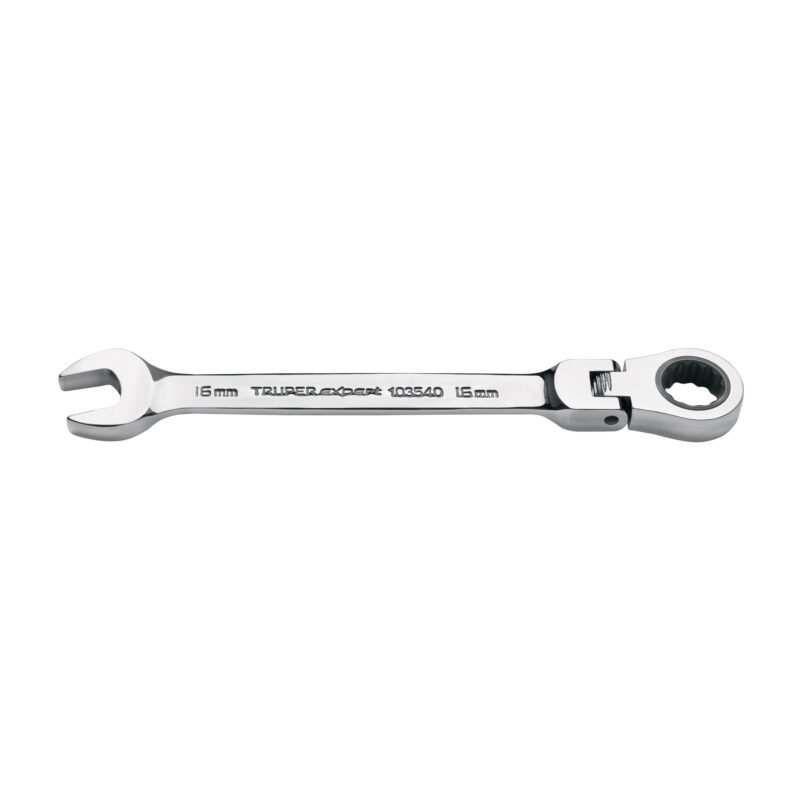 LL-2016MXF.jpg Código: 103540 Llave combinada con matraca 16 mm flexible, Expert LL-2016MXF