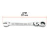 Código: 103540 Llave combinada con matraca 16 mm flexible, Expert LL-2016MXF