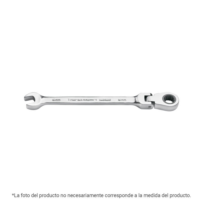 Código: 103543 Llave combinada con matraca 19 mm flexible, Expert LL-2019MXF
