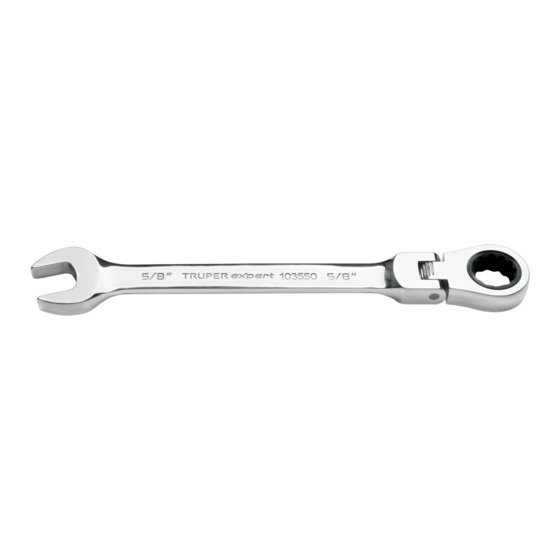 Código: 103550 Llave combinada con matraca 5/8' flexible, Expert LL-2020XF
