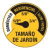 Código: 20656 Manguera 1/2' reforzada 3 capas conexiones metal 15m, Pretul MAN-15X1-2PM