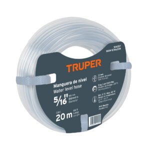 Código: 104054 Manguera de Nivel, 5/16', rollo de 20m, TRUPER MAN-5-16X20N