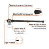 Código: 14970 Hacha media labor 3-1/2 lb, mango de fibra de vidrio 36' ML-3-1-2M