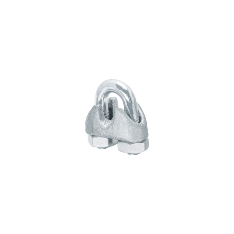 NUDO-3-16G.jpg Código: 40705 Bolsa c/50 nudos (perros) de hierro p/cable de 3/16', Fiero NUDO-3-16G
