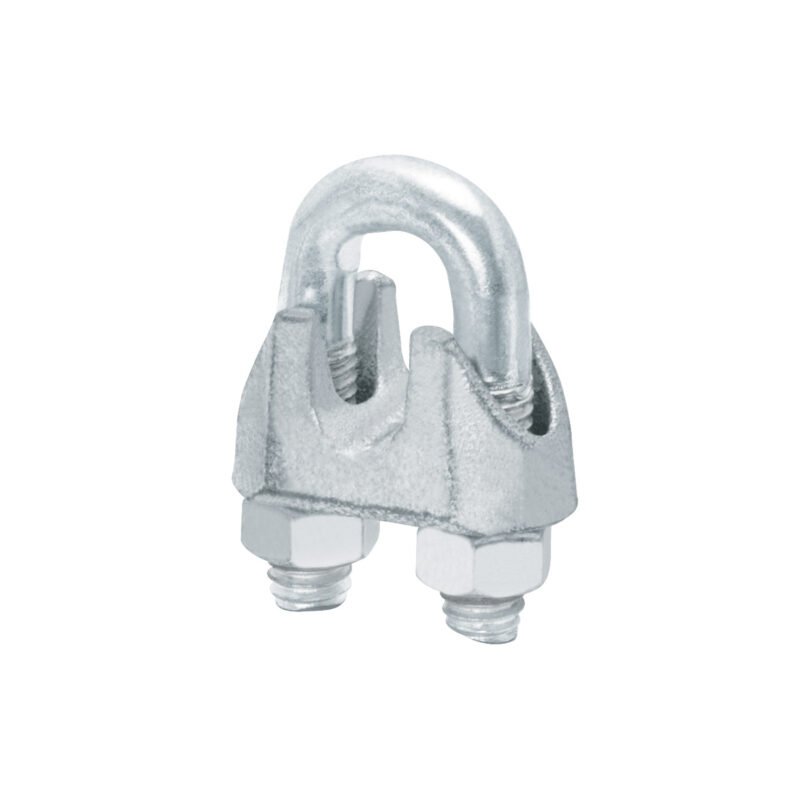 NUDO-3-8.jpg Código: 44086 Blíster c/1 nudo (perro) de hierro p/cable de 3/8', Fiero NUDO-3-8