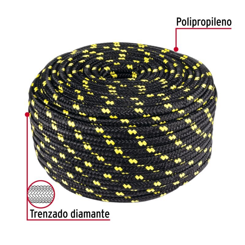 PIO-101KFC1.jpg Código: 49866 Piola de Polipropileno trenzada, multicolor, 10mm, 1 Kg PIO-101K