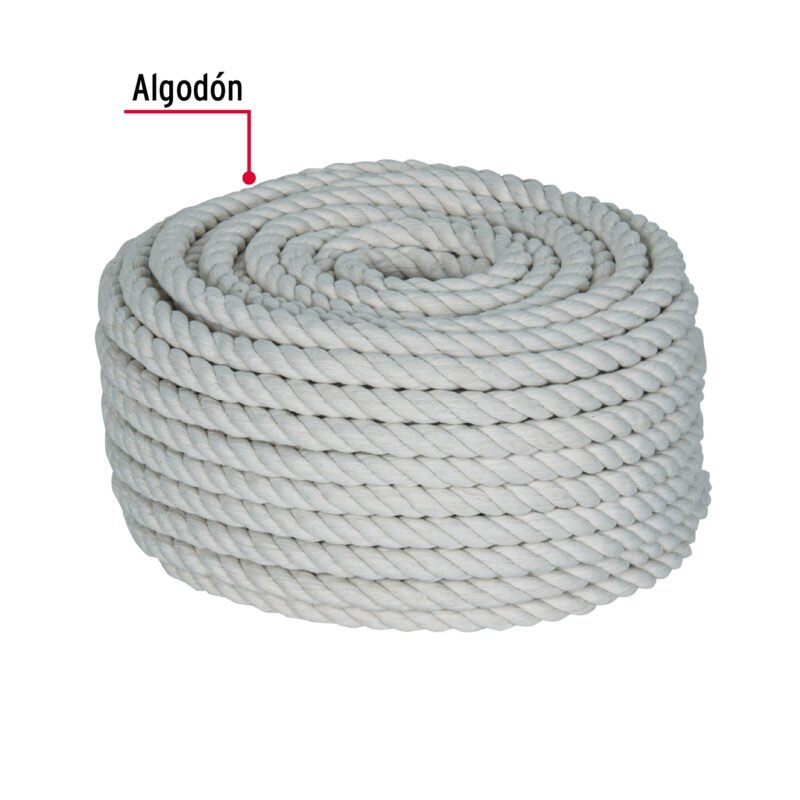 PIO-1030AFC1.jpg Código: 45697 Piola de Algodón de 10 mm x 30 m natural, Fiero PIO-1030A