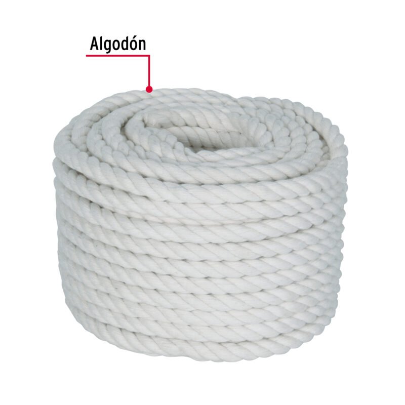 PIO-615AFC1.jpg Código: 45692 Piola de Algodón de 6 mm x 15 m natural, Fiero PIO-615A