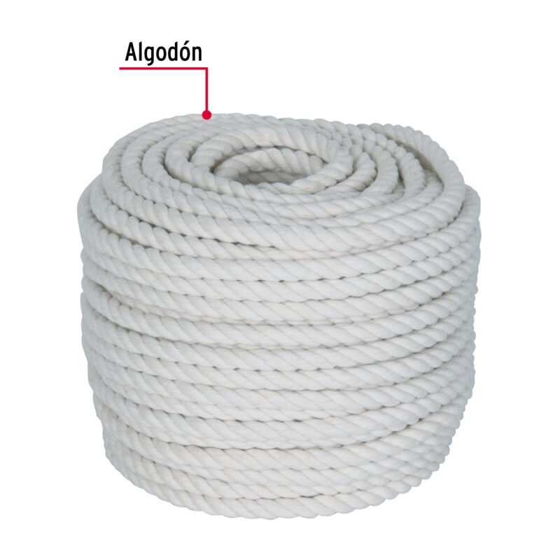 PIO-630AFC1.jpg Código: 45693 Piola de Algodón de 6 mm x 30 m natural, Fiero PIO-630A