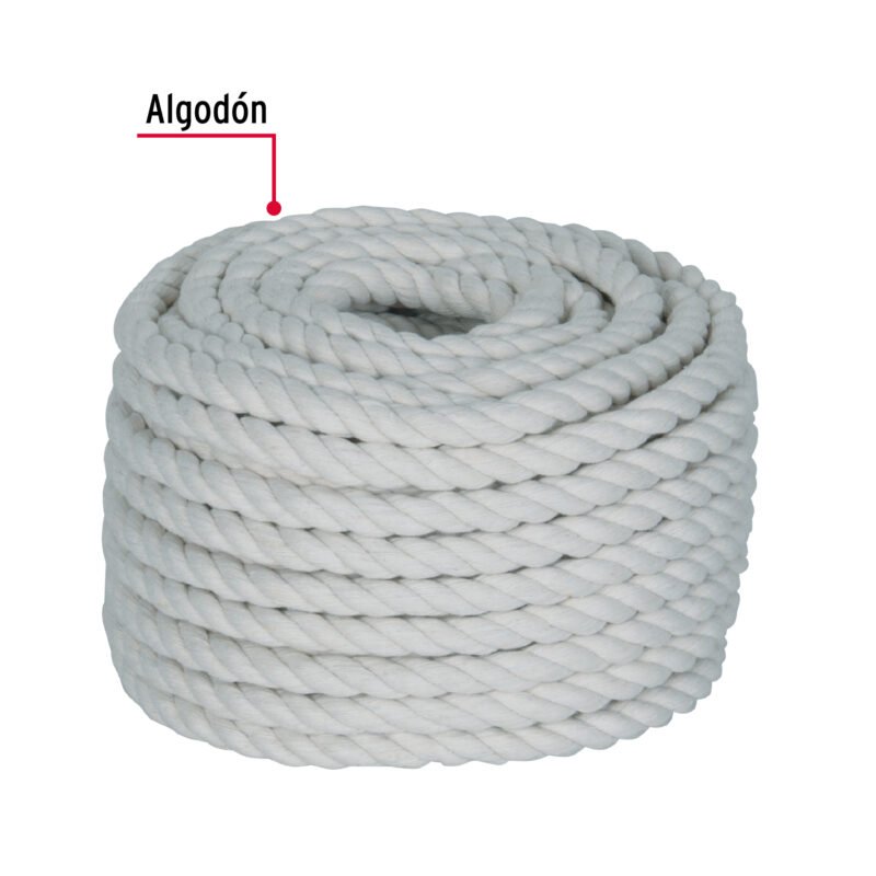 PIO-815AFC1.jpg Código: 45694 Piola de Algodón de 8 mm x 15 m natural, Fiero PIO-815A