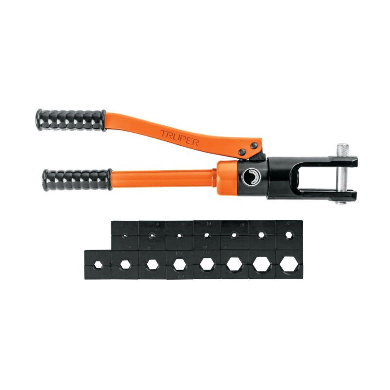 PPHI-16.jpg Código: 104039 Pinza ponchadora hidráulica 16 toneladas, Truper PPHI-16