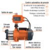 Código: 102384 Bomba presurizadora multietapas 1/2 HP con control, Truper PREM-1-2