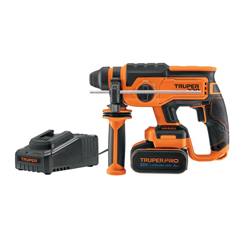 ROEI-20A.jpg Código: 103263 Rotomartillo SDS Plus 20V, 2 J, 1 batería 4Ah, PRO ROEI-20A