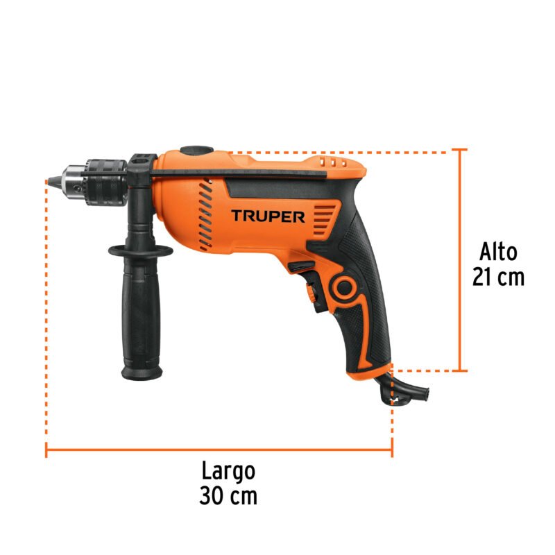 ROTO-1-2A8FC2.jpg Código: 14658 Rotomartillo 1/2', 750W, TRUPER PRO ROTO-1-2A8